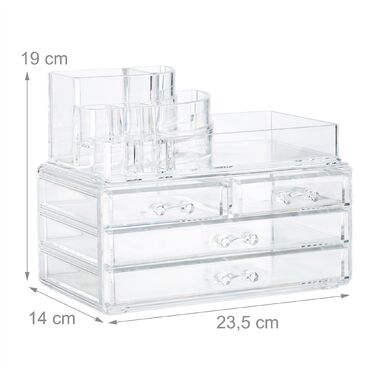 Організатор для макіяжу Relaxdays з 4 висувними ящиками