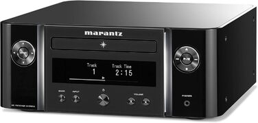 Система Marantz Melody X, програвач компакт-дисків, радіо DAB, потокове передавання, HEOS, Bluetooth, AirPlay 2, Alexa, Чорний