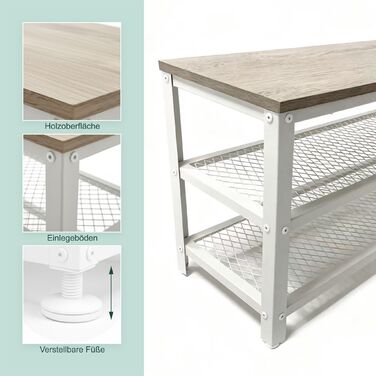 Сховище для взуття Relaxdays з 2 полицями