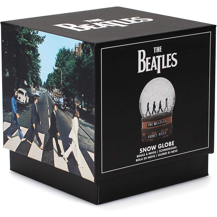Снежинка з Half Moon Bay Abbey Road, The Beatles: куля-сніжинка для дорослих, смішний декор на Новий рік, музичний подарунок, блакитний колір