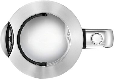 Електричний чайник WMF Lono зі скла, 1,7 л, з фільтром від накипу, бездротовий, 3000 Вт, матова нержавіюча сталь