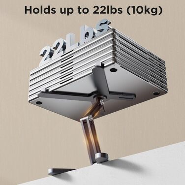 Підставка для ноутбука FoldWise X - алюмінієва, регульована, 360° - для 11-18 дюймів