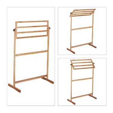 Підставка для рушників Relaxdays, колір горіх