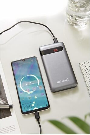 Зовнішній акумулятор з Power Delivery & Quick Charge 3, чорний, 7332330 Powerbank PD 10000mAh