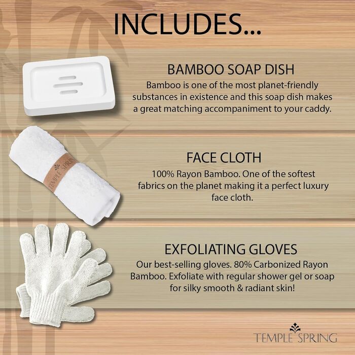 Підставка для ванни Temple Spring з дерева, дерев'яна підставка для ванни, дерев'яне підношення для ванни, аксесуари для ванної кімнати, спа-стіл для ванни (білий)