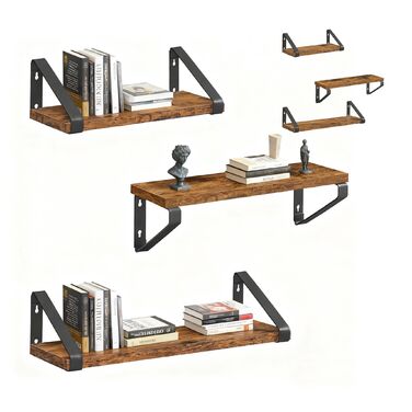 Набір полиць для стін Relaxdays (3 розміри)