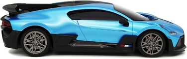 Модель автомобіля Bugatti Divo синього кольору 1:24 CMJ, радіокерування 2.4 GHz, офіційна ліцензія