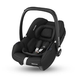 Дитяче автокрісло, 0-12 місяців, максимальна вага 12 кг, легке дитяче крісло i-Size (3,2 кг), навіс від сонця, м'яке сидіння для багатьох колясок Maxi-Cosi, Essential Black CabrioFix i-Size Essential Black