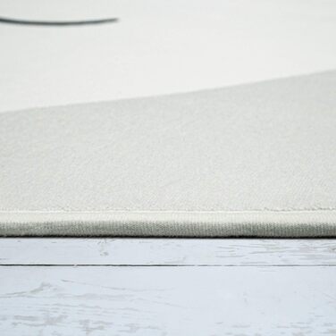 Дитячий килимок Килимок круглий Дитячий килимок для дитячої кімнати Місячний мотив кремовий білий, Розмір (120 см круглий)