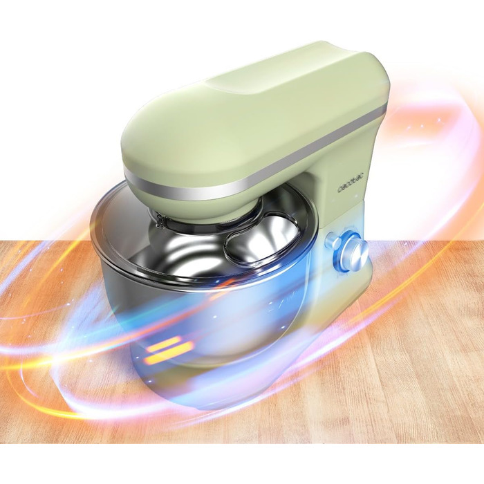 Міксер Cecotec Cecomixer Merengue 5L 1200W: 6 швидкостей, сталева чаша 5л, зелений, 5 функцій