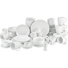 Серія LUNA weiss, набір посуду, комбінований сервіс з 80 предметів, 22700