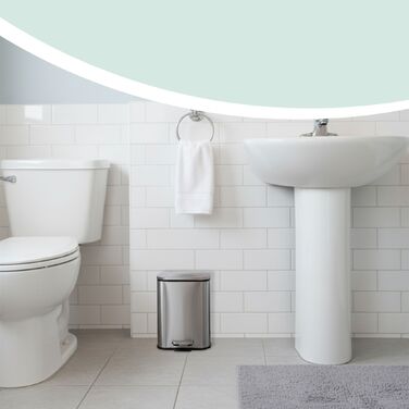 Відро для сміття Relaxdays з захистом від відбитків пальців, 5 л