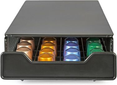 Утримувач для капсул кави, ящик-органайзер для Nespresso, вміщує 60 шт.