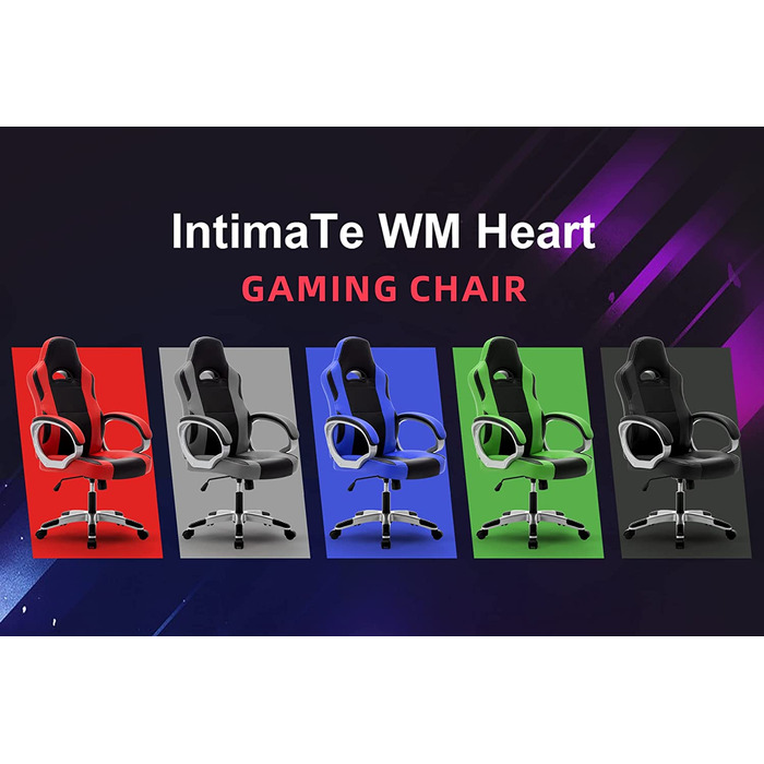 Ігрове крісло IntimaTe WM Heart синє