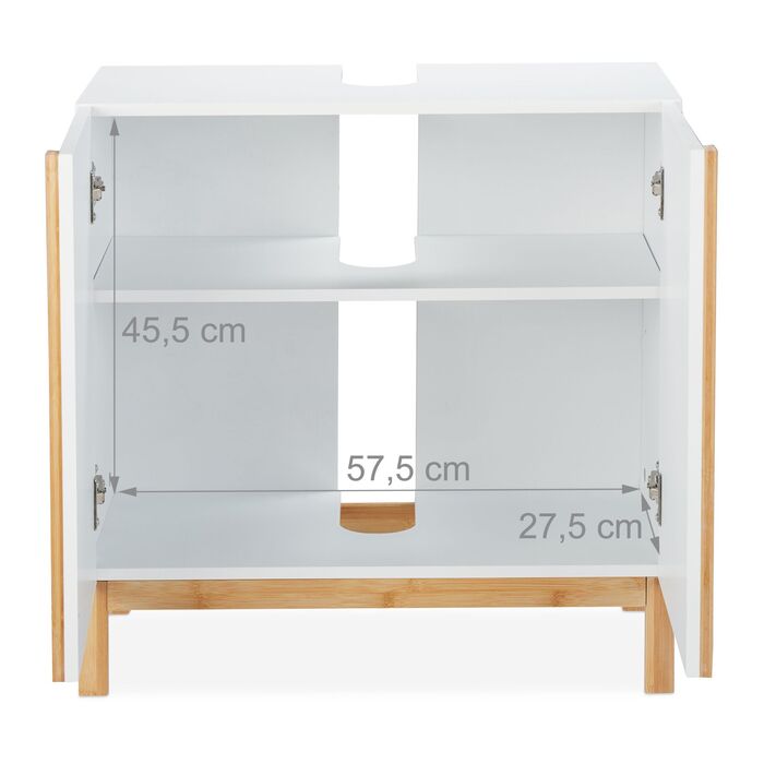 Підставка під раковину Relaxdays біла