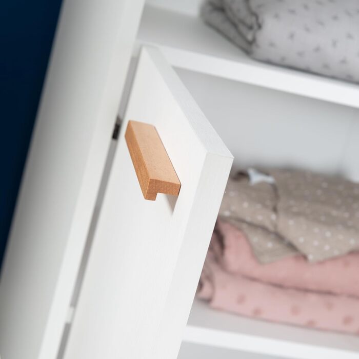 Комод-пеленальник Roba 'Антон' білий, з пеленальним столиком, 2 дверцята та 1 полиця, висота пеленального майданчика 90 см