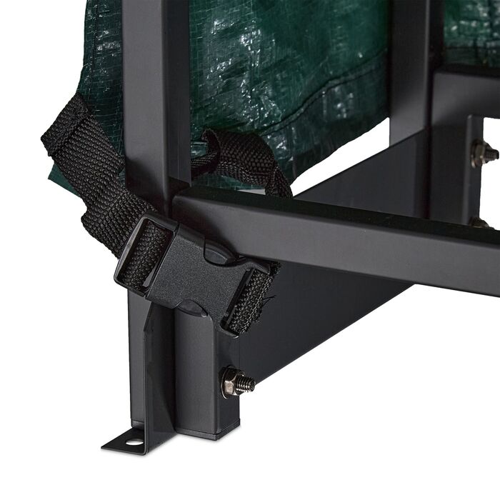 Поличка для дров Relaxdays з кришкою