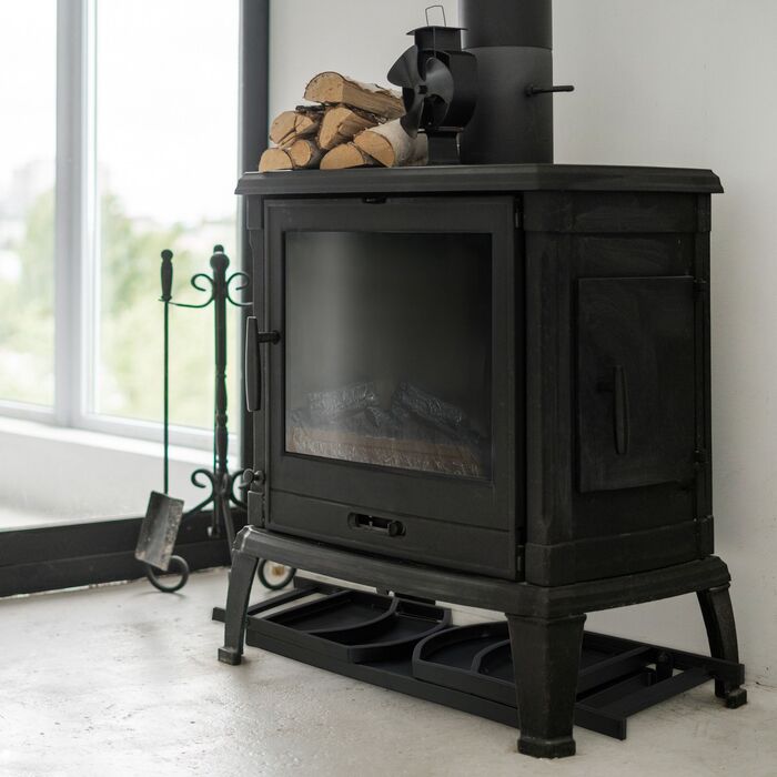 Відкидний металевий кошик для дров Relaxdays