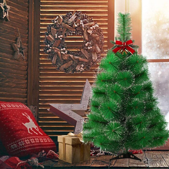 Штучна Різдвяна ялинка ялинка соснова хвоя (90 см, ефект снігу)