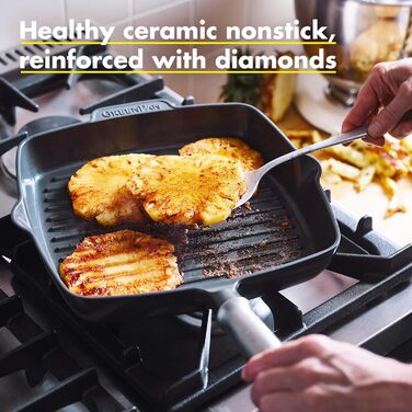 GreenPan SimmerLite Grill Pan, 25.4 cm (11 дюймів), Шкіряний гриль