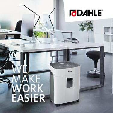 Шредер Dahle PaperSAFE PS 240: безпечне знищення документів, P4, 10 аркушів, сірий