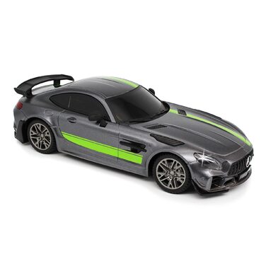 Модель автомобіля Mercedes-AMG GT Pro (1:24) CMJ – радіокерування, офіційна ліцензія, робочі фари, сірий колір