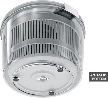 Салатниця-відцентроука для миття, віджимання та сушіння салату та овочів, висока ефективність