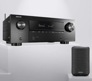 Ресивер Denon AVR-X2700H 7.2, 8K, Alexa, Bluetooth, Wi-Fi, Dolby Atmos, HEOS, Чорний