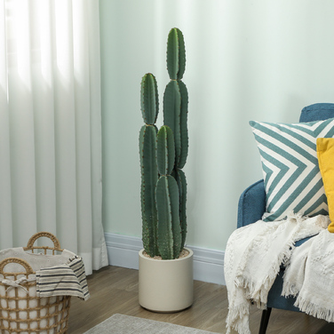 Штучна кактусова рослина, велика (111 см) у горщику. Ідеально підходить для офісу або вітальні.