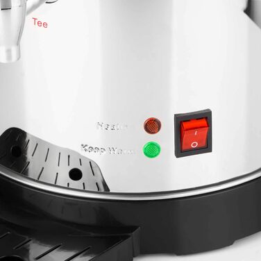 Чайоварка Teemaschine D6: 6 літрів, аналоговий, з подвійними стінками, чайник-самовар