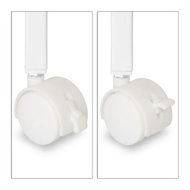 Підставка для квітів Relaxdays на колесах з 2 полицями