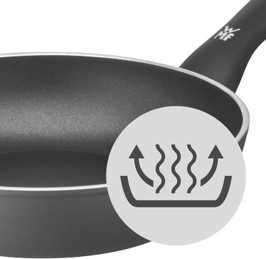 Сковорода WMF Permadur Inspire 24 см, алюміній з антипригарним покриттям PermaDur, ергономічна ручка, для всіх типів плит
