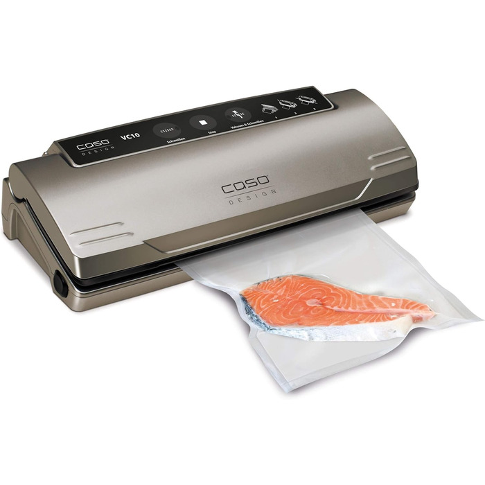 Вакууматор CASO VC 10 Plus Edition з великим набором аксесуарів, ширина шва 30 см, регулювання сили вакууму, помпа 9 л/хв