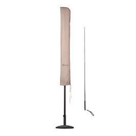 Чохол для парасольки 300 см Sekey Premium | Водонепроникний, UV 50+, з монтажним стрижнем та блискавкою, 175x30,5/36,5 см, Бежевий