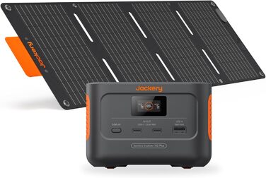Jackery Explorer 100 Plus: портативна електростанція з LiFePO4 акумулятором 99Wh, 128W, 3 порти для зарядки, резервне живлення для подорожей та надзвичайних ситуацій