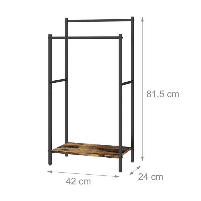 Підставка для рушників з полицею Relaxdays