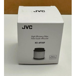 Повітряний очисник JVC KS-AP120 з фотокаталитичною технологією, CADR 8,5 м³/год, фільтр EPA E12, UV-фільтр, іонізатор, 2 режими очищення, 12 Вт, USB, з фільтром