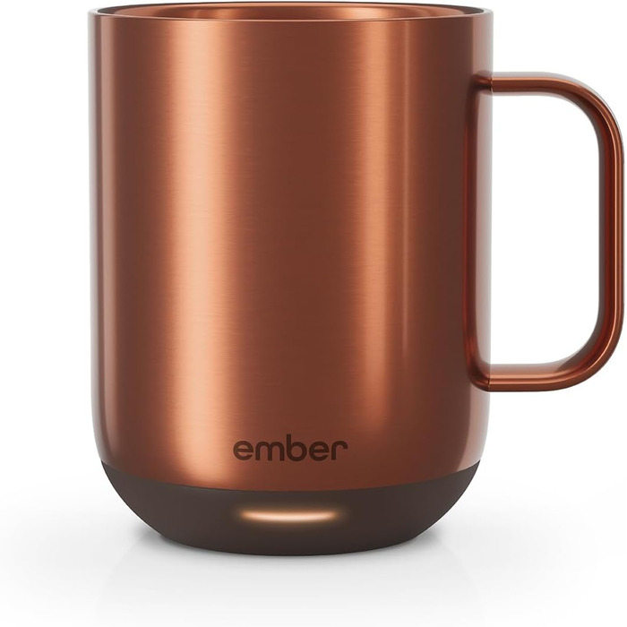 Розумний термокружка Ember Smart Mug 2, 295 мл, з регулюванням температури, керування через додаток, акумулятор, LED дисплей, мідний колір