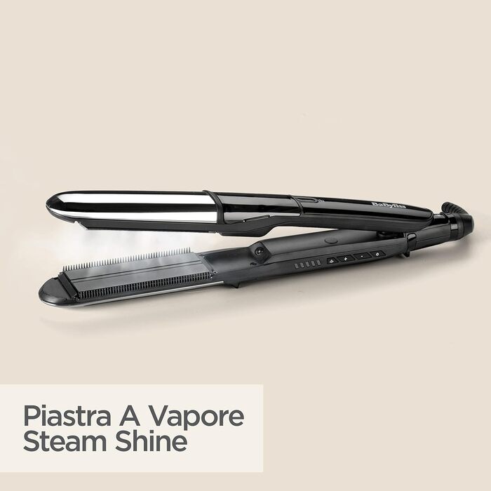 Паровий випрямляч Steam Straight & Curl (один розмір, новий), 495E