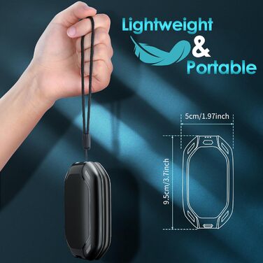 Електричний нагрівач для рук, 2 шт. Перезаряджуваний магнітний кишеньковий нагрівач, ультралегкий та тонкий з великою ємністю 6000 mAh, 3 режими нагріву для чоловіків та жінок, для активного відпочинку, гольфу, кемпінгу, чорний 1