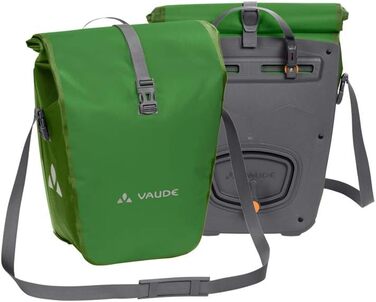Кофри для багажника Aqua Back 2x24L, 2 задні кофри водонепроникні, велосипедна сумка-кофр ззаду, легке кріплення Зроблено в Німеччині Parrot Green універсальний підходить для всіх