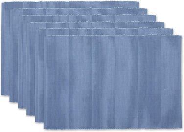 Набір тканинних серветок DII Basic Everyday, 6 шт., 33x48 см, блакитний (Stonewash Blue)