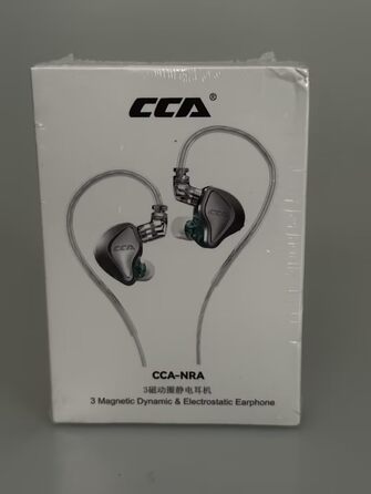 Навушники-вкладиші H HIFIHEAR CCA NRA, HiFi, електретна технологія, цинковий сплав, Hi-RES, знімні, мікрофон