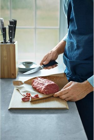 Набір ножів WMF Grand Class 6-частинний з бруском, нержавіюча сталь, Made in Germany