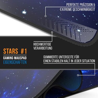 Килимок для миші Titanwolf XXXL 1500x800 мм - великий формат, гнучкий, з гумовою основою, для геймінгу, преміум якість