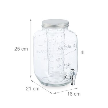 Дозатор для напоїв Relaxdays з вкладишем