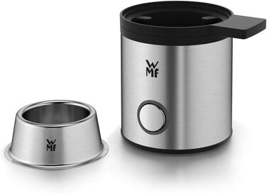 Електричний яйцеварник WMF Stelio, нержавіюча сталь, 1-7 яєць, 380 Вт, регулювання ступенів нагріву, функція підтримання тепла, мірний стакан з викруткою для яєць
