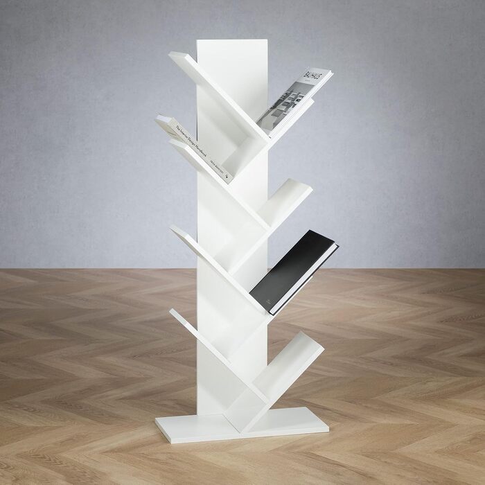 Стелаж для книг IDIMEX Jules - дерев'яний, з високоякісної ДСП, білий