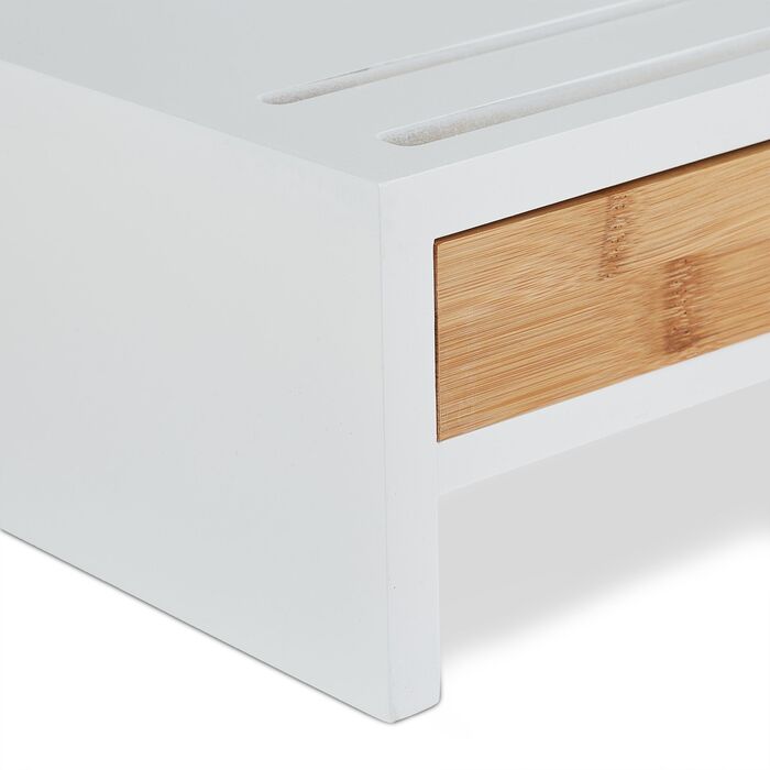 Підставка для монітора Relaxdays з висувними ящиками