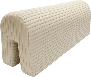 Захист для ліжечка дитячого бортик-подушка від випадання (Бежевий велюр, 50 см)